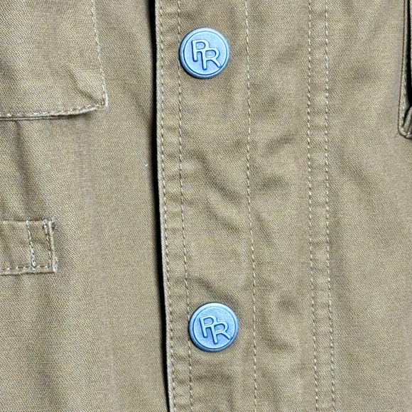 Powder River Outfitters Men's Cotton Utility Jacket Sz in Tan Khaki M - Picture 8 of 9